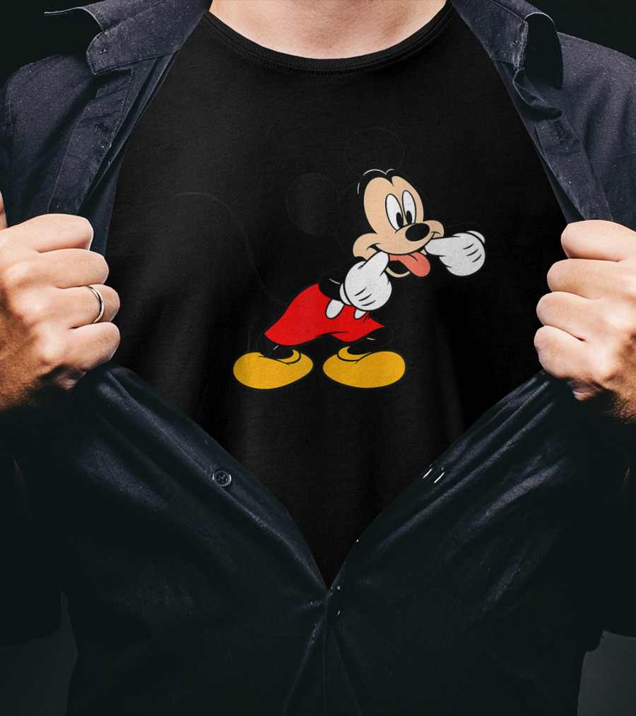 Mickey Mouse Classic Silly Expression Disney T-Shirt