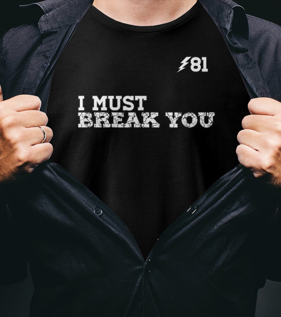 Tampa Bay Hockey I Must Break You 81 T-Shirt