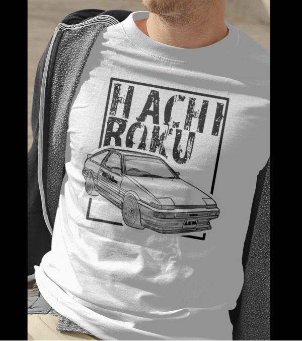 Hachiroku JDM Drift Car AE86 Initial D Fast 8L T-Shirt