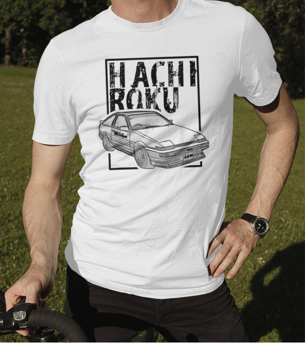 Hachiroku JDM Drift Car AE86 Initial D Fast 8L T-Shirt