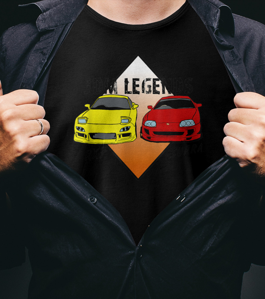 JDM Legends RX7 Supra Turbo Classic Cars T-Shirt