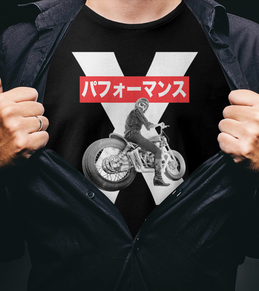 Kawasaki Performance Classic Motorcycle X T-Shirt