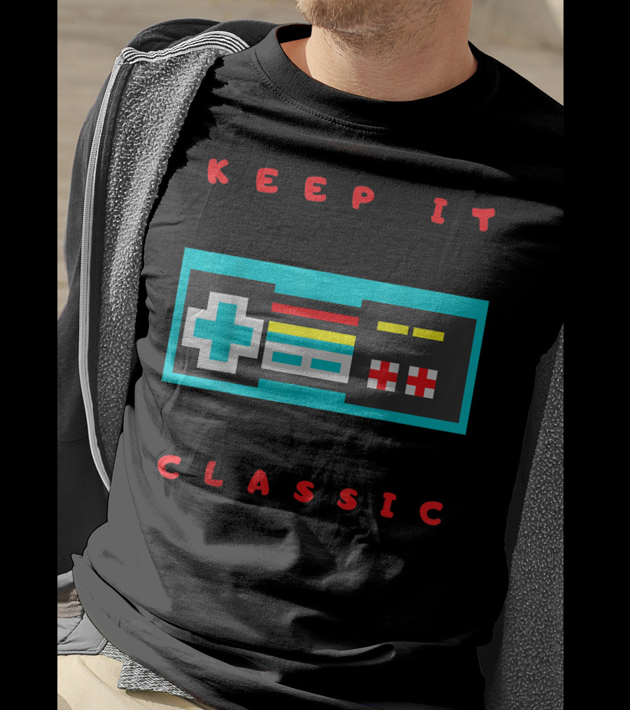KEEP IT CLASSIC Retro Controller T-Shirt