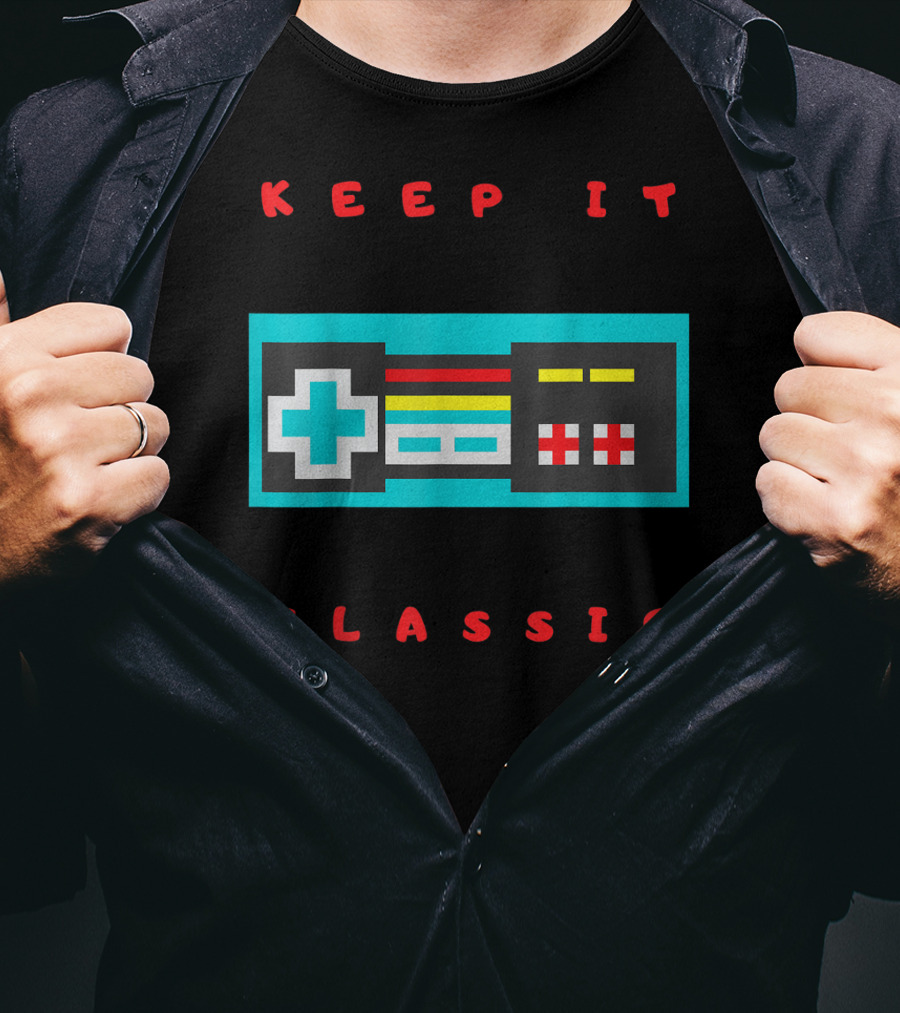 KEEP IT CLASSIC Retro Controller T-Shirt