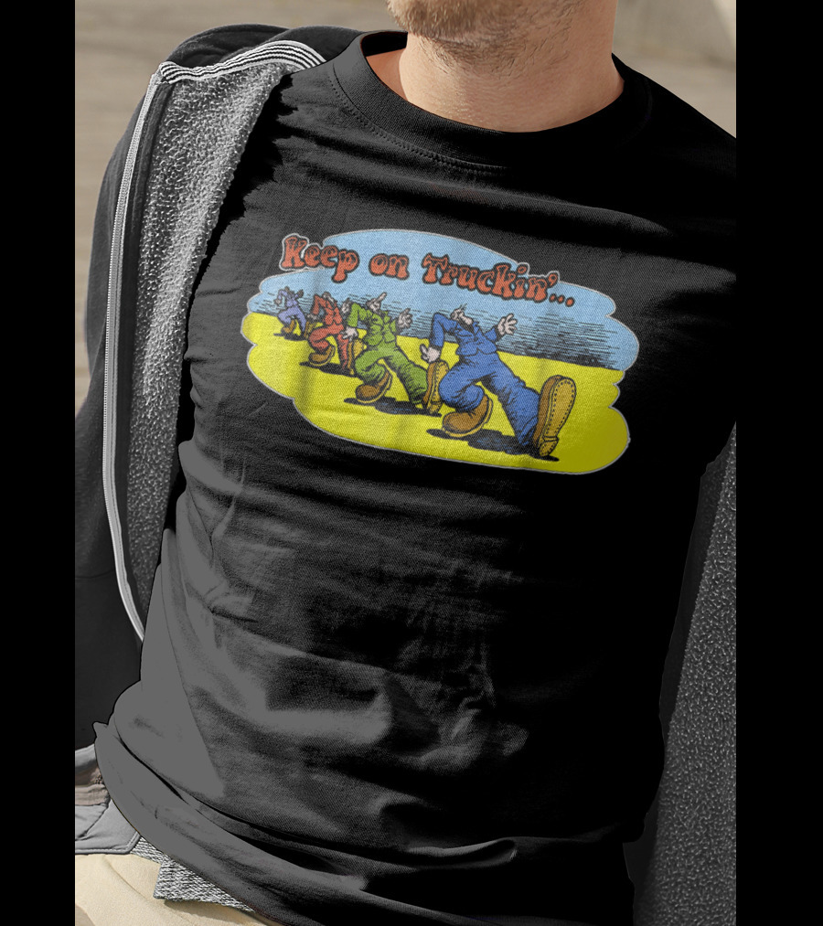 Keep On Truckin' Vintage Style 70s T-Shirt