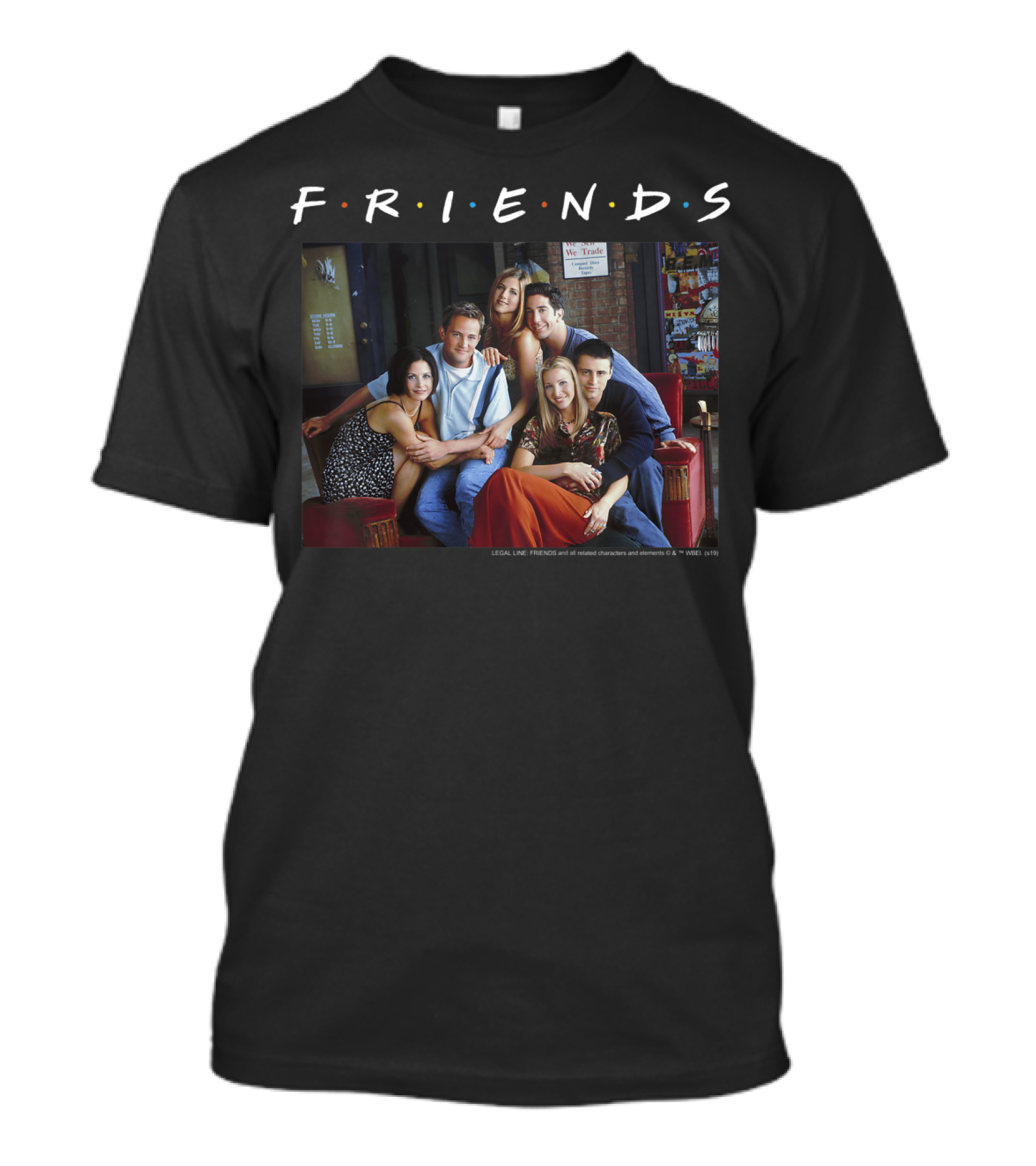 Friends Classic Group Iconic TV Show Cast T-Shirt