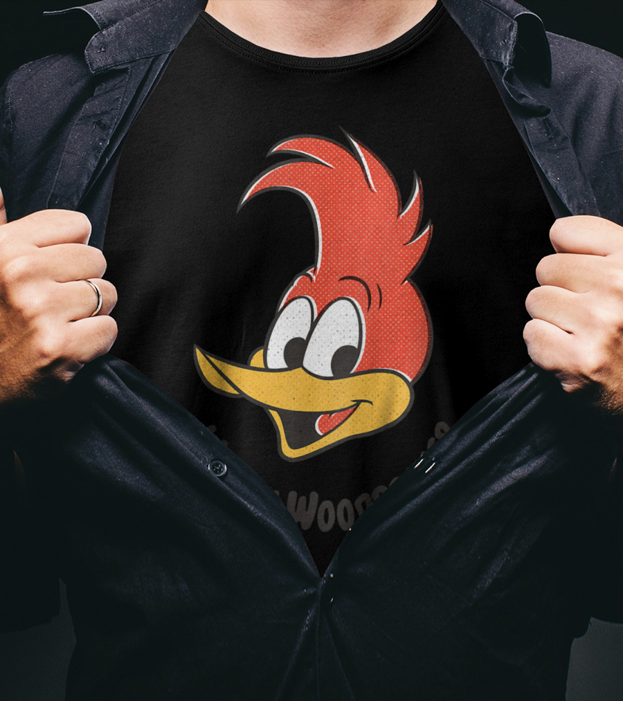 Woody Woodpecker Classic Smile Kids Nostalgic Cartoon Character T-Shirt