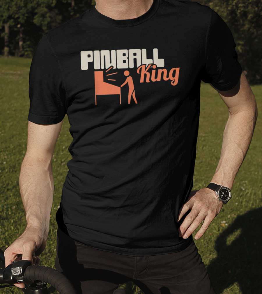 Pinball King Funny Pinball Machine Collecting T-Shirt