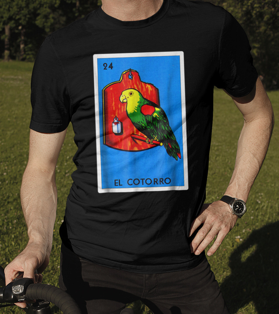 Loteria El Cotorro 24 Classic Version Parrot Card Game T-Shirt