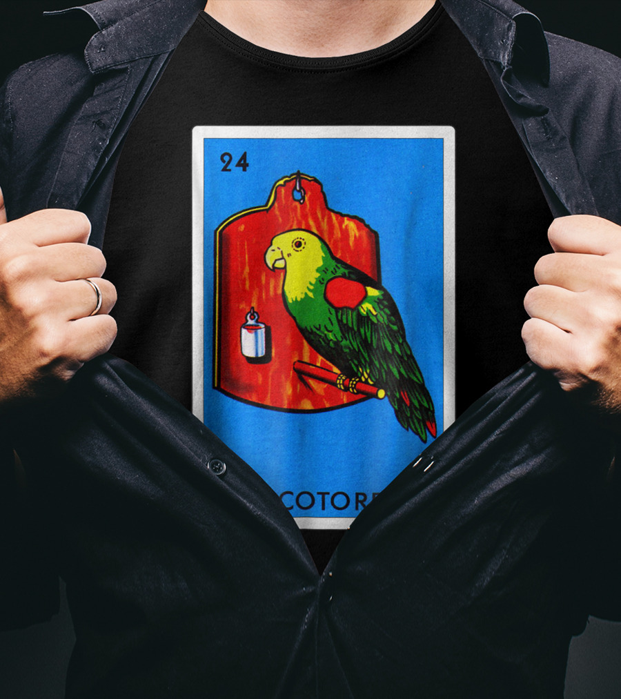 Loteria El Cotorro 24 Classic Version Parrot Card Game T-Shirt