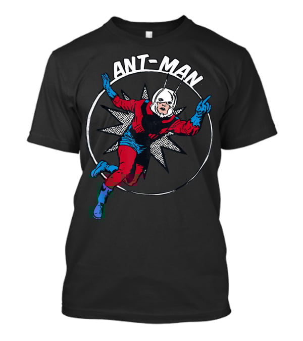 Marvel Ant-Man Classic Avengers Vintage Style Badge T-Shirt