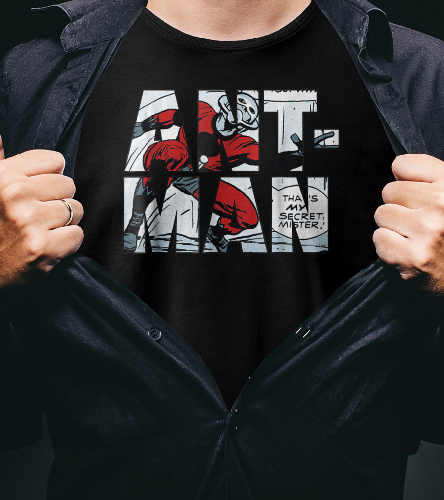 Marvel Antman Classic Comic That's My Secret Mister T-Shirt