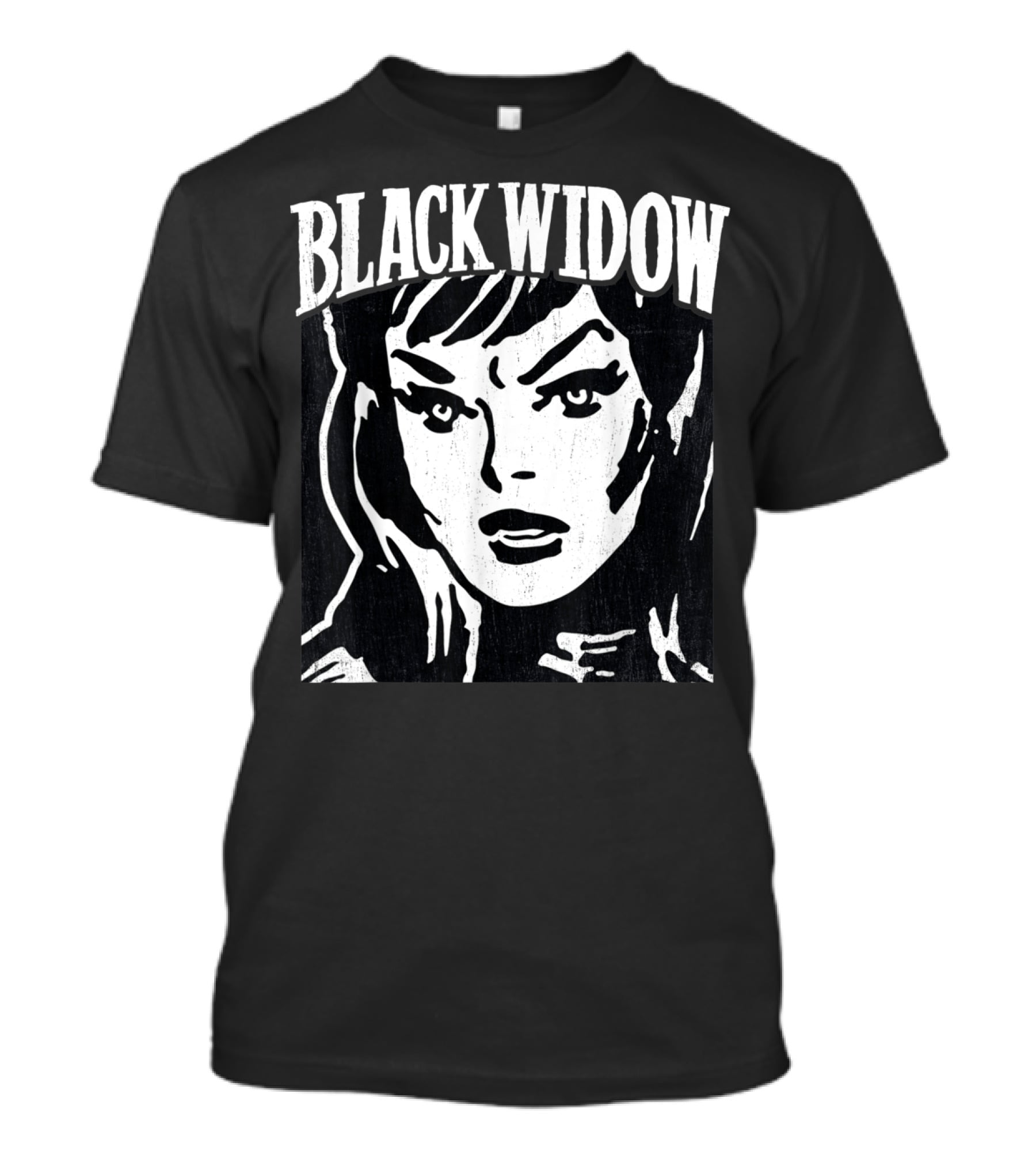 BLACK WIDOW Classic Marvel Comic Closeup T-Shirt
