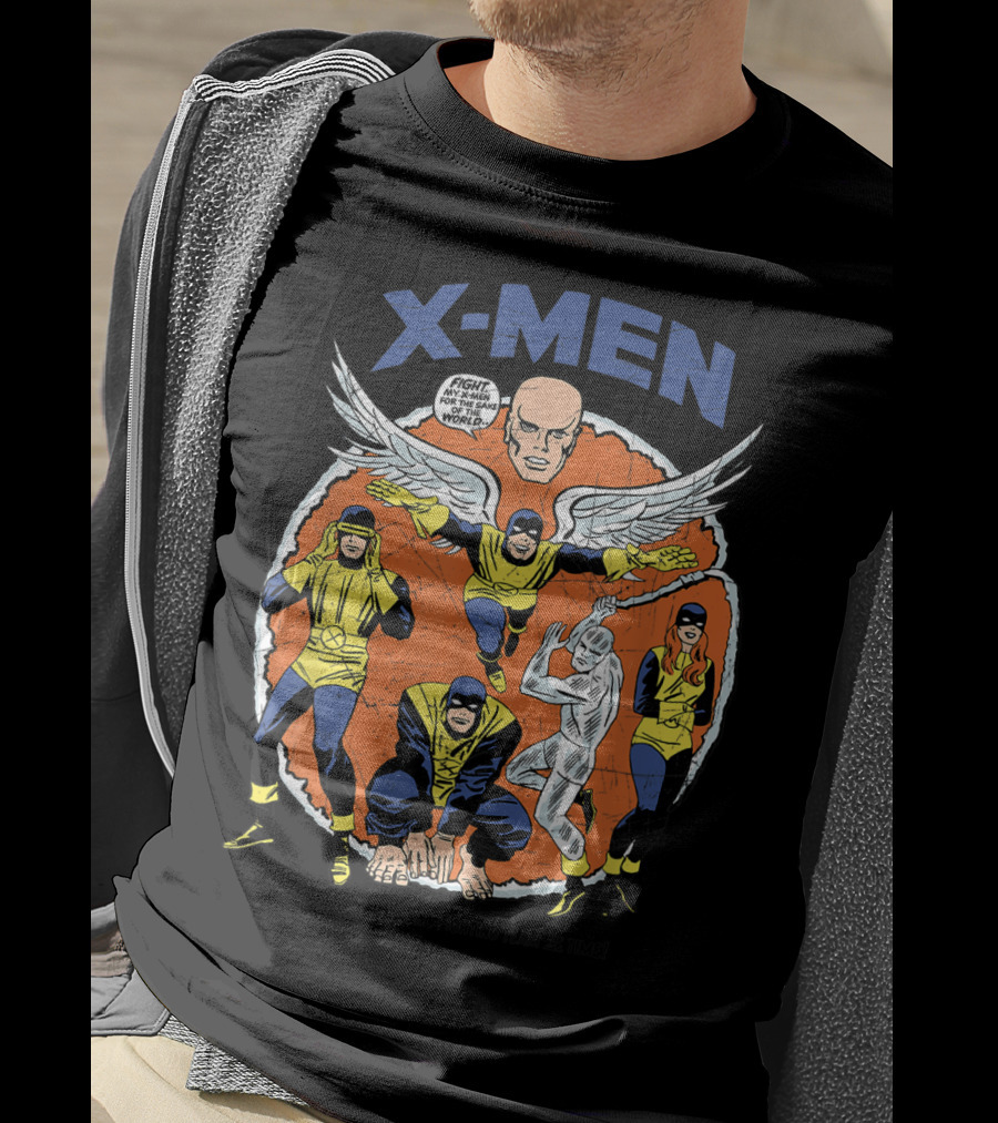 X-Men The Most Unusual Fighting Team Of All Time Fight For The Same World T-Shirt