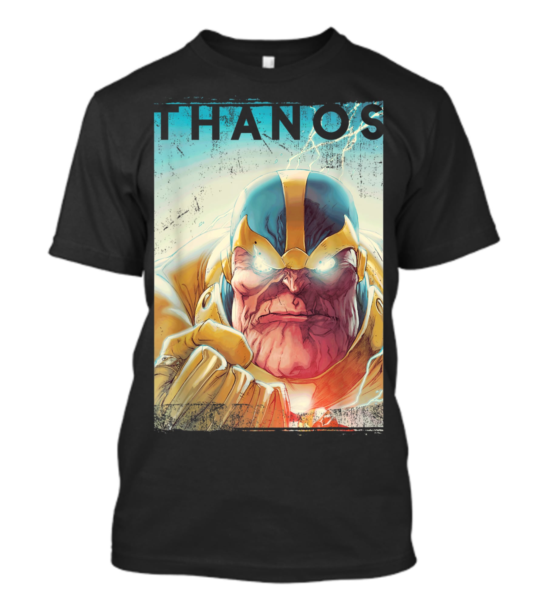 Marvel Thanos Vintage Iconic Character Close-Up T-Shirt