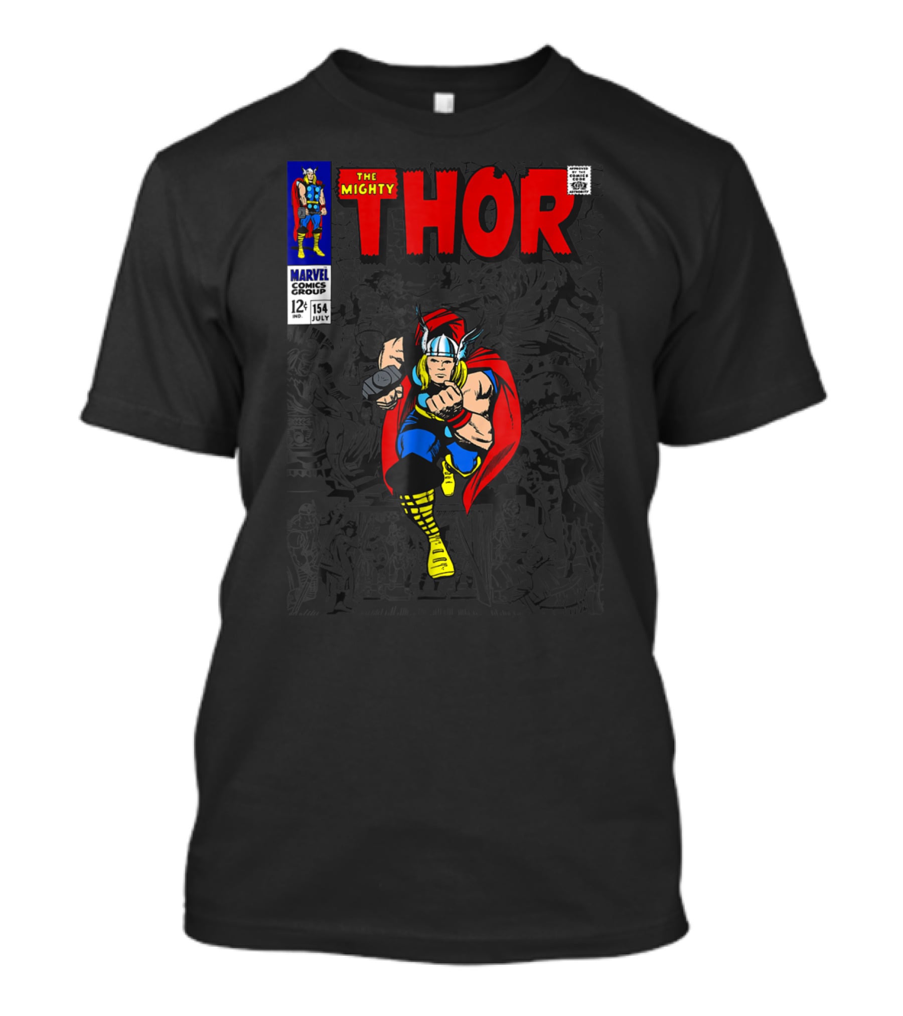 Marvel The Mighty Thor Comic Issue 154 July 12¢ T-Shirt