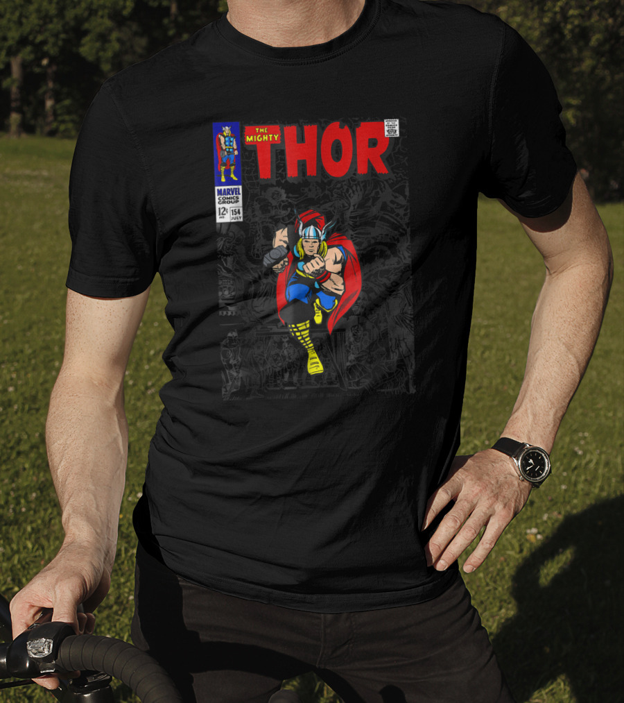 Marvel The Mighty Thor Comic Issue 154 July 12¢ T-Shirt
