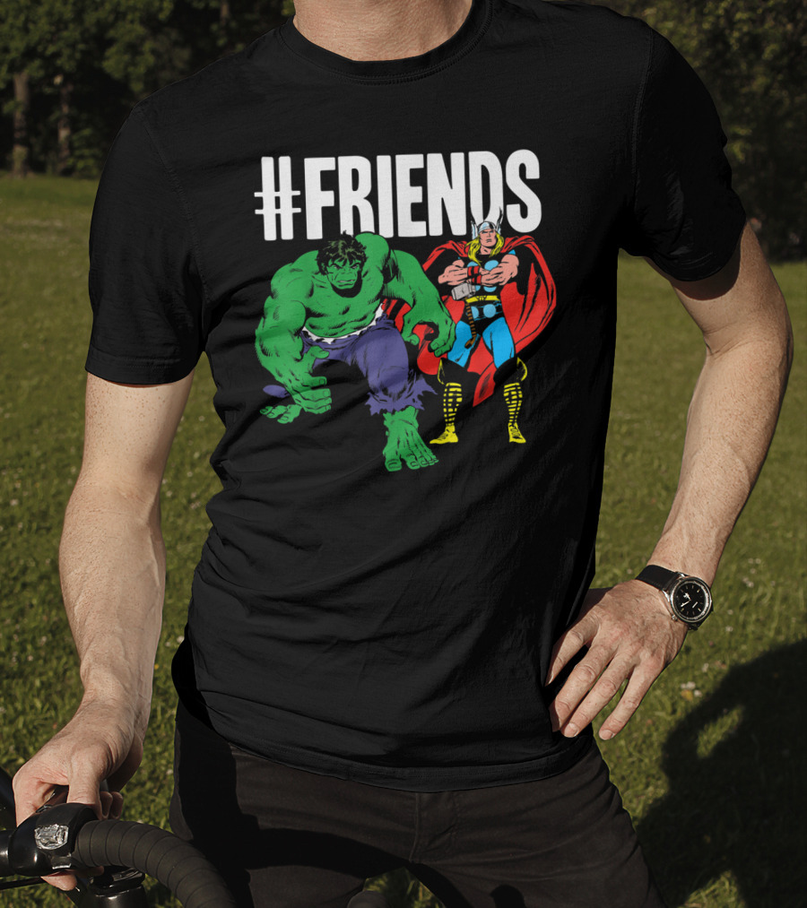 Marvel Thor Hulk #Friends T-Shirt