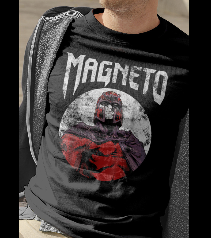 Marvel Xmen Magneto Classic Rock Band T-Shirt