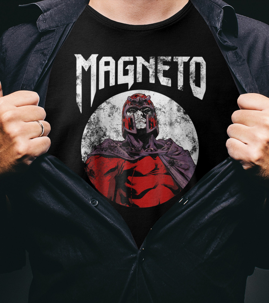 Marvel Xmen Magneto Classic Rock Band T-Shirt