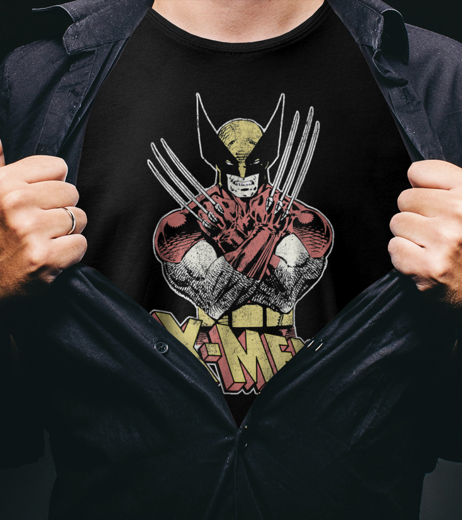 X-Men Wolverine Classic Comic Marvel T-Shirt