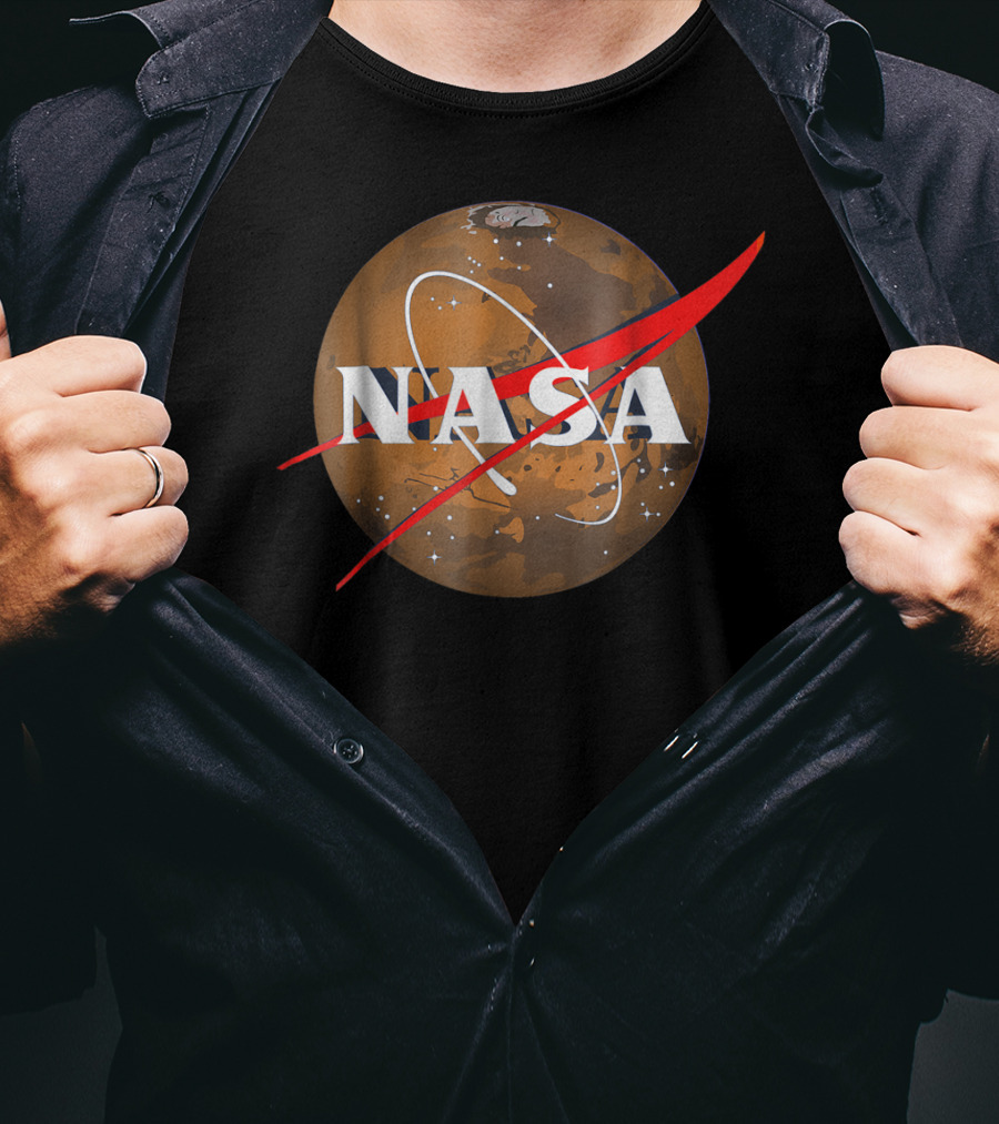 NASA Space Mars Exploration Classic Edition Mars Planet NASA T-Shirt