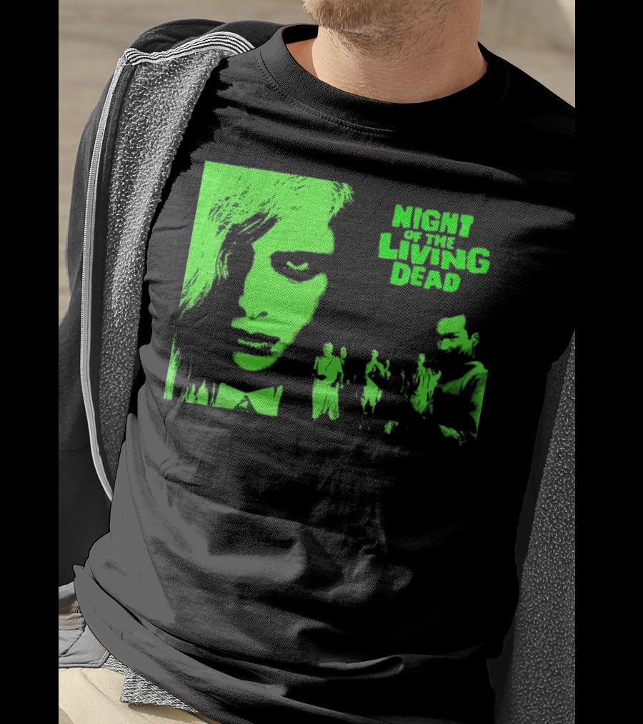 Night Of The Living Dead Vintage Classic Zombie Horror Movie T-Shirt