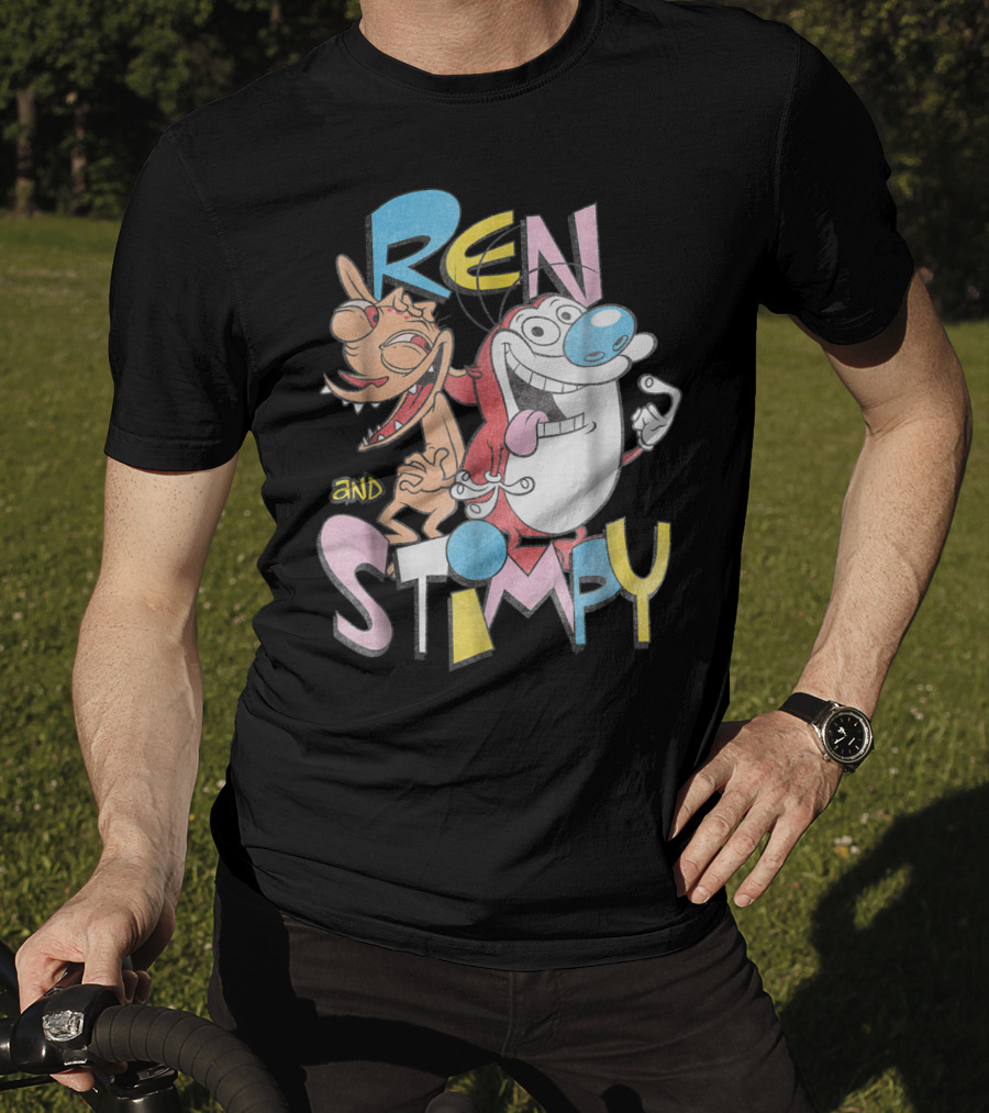 Ren And Stimpy Classic Nickelodeon Goofy Pals T-Shirt