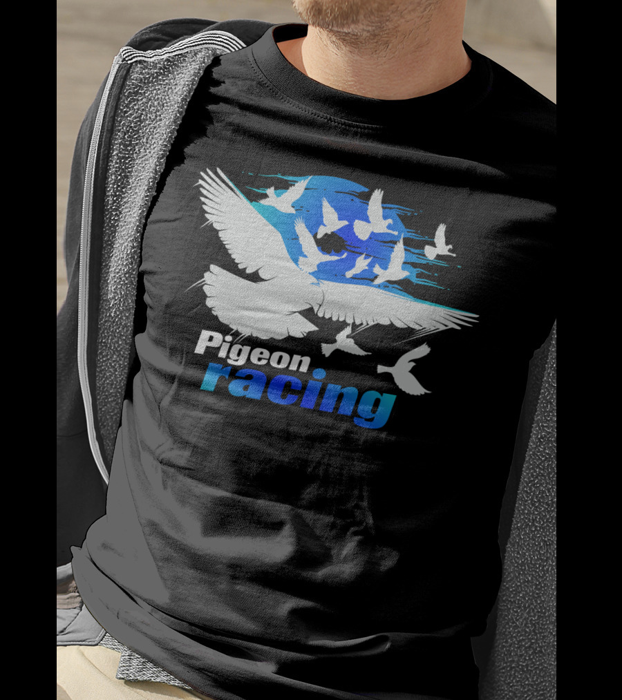 Pigeon Racing Classic Bird Flyers Racing T-Shirt