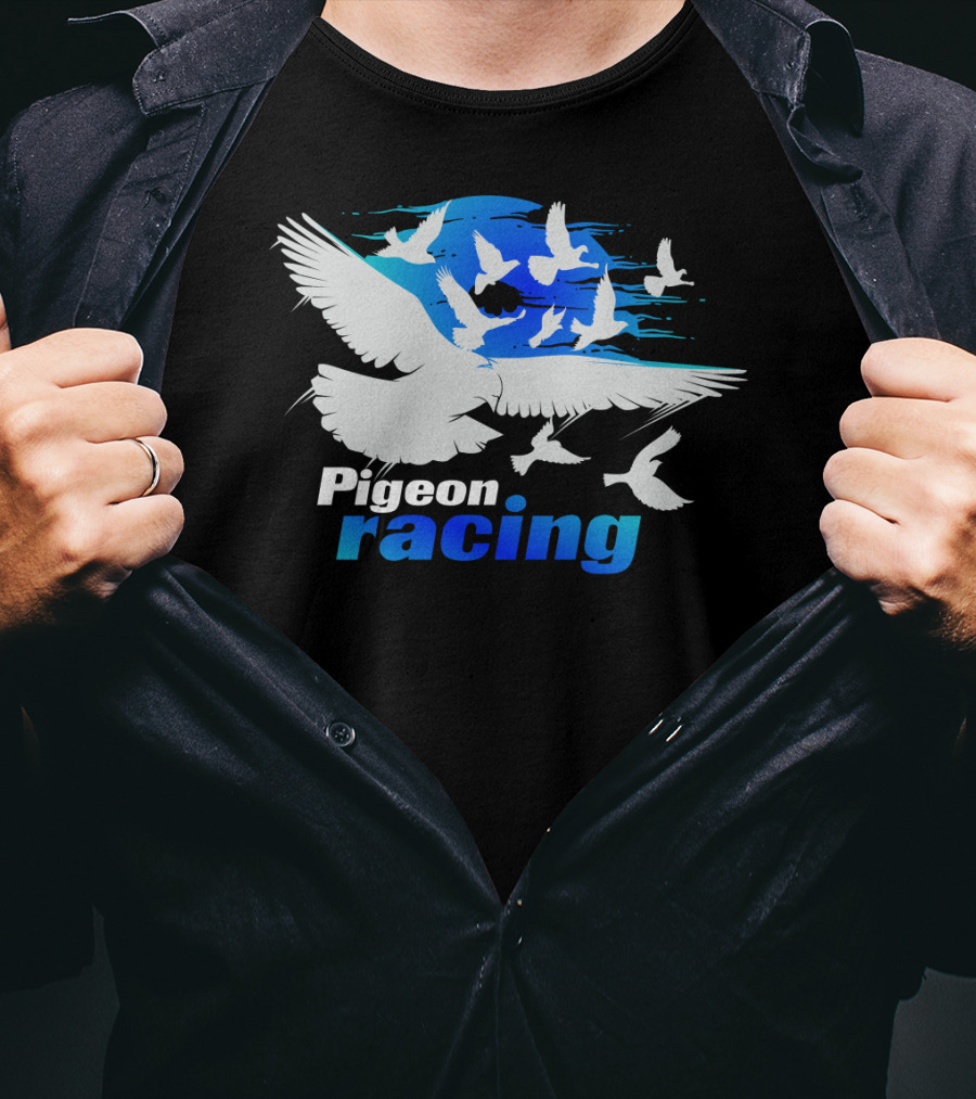 Pigeon Racing Classic Bird Flyers Racing T-Shirt