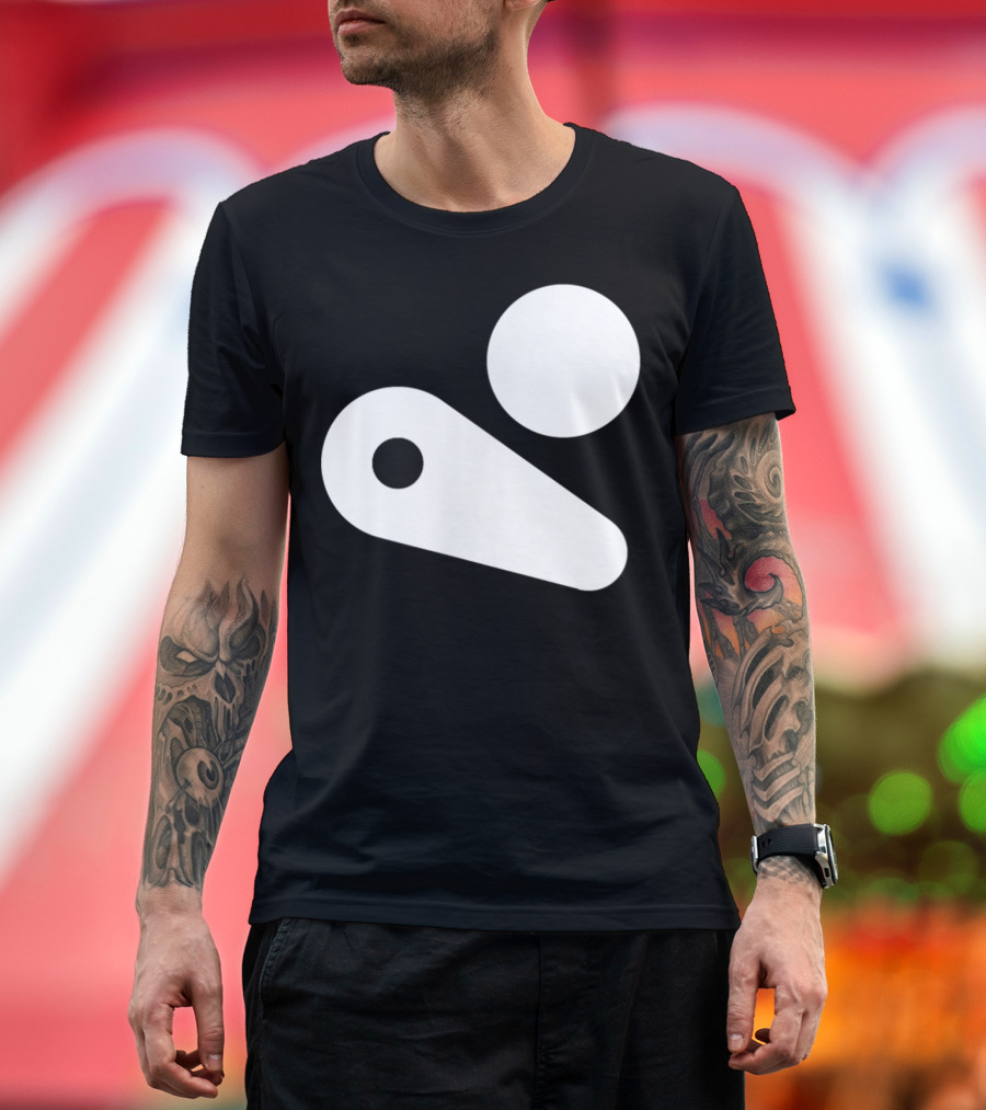 Pinball Flipper Machine Retro 80s Arcade Game Iconic T-Shirt
