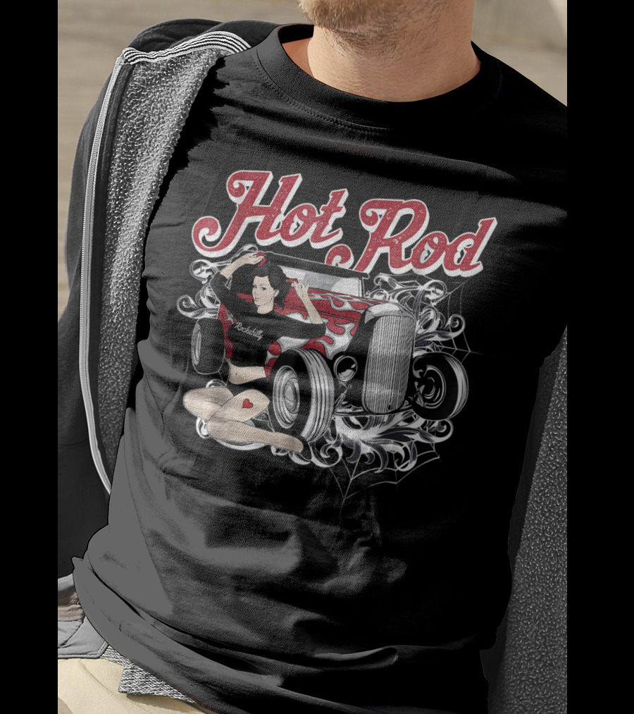 Hot Rod Rockabilly 1950s Pinup Hotrod T-Shirt