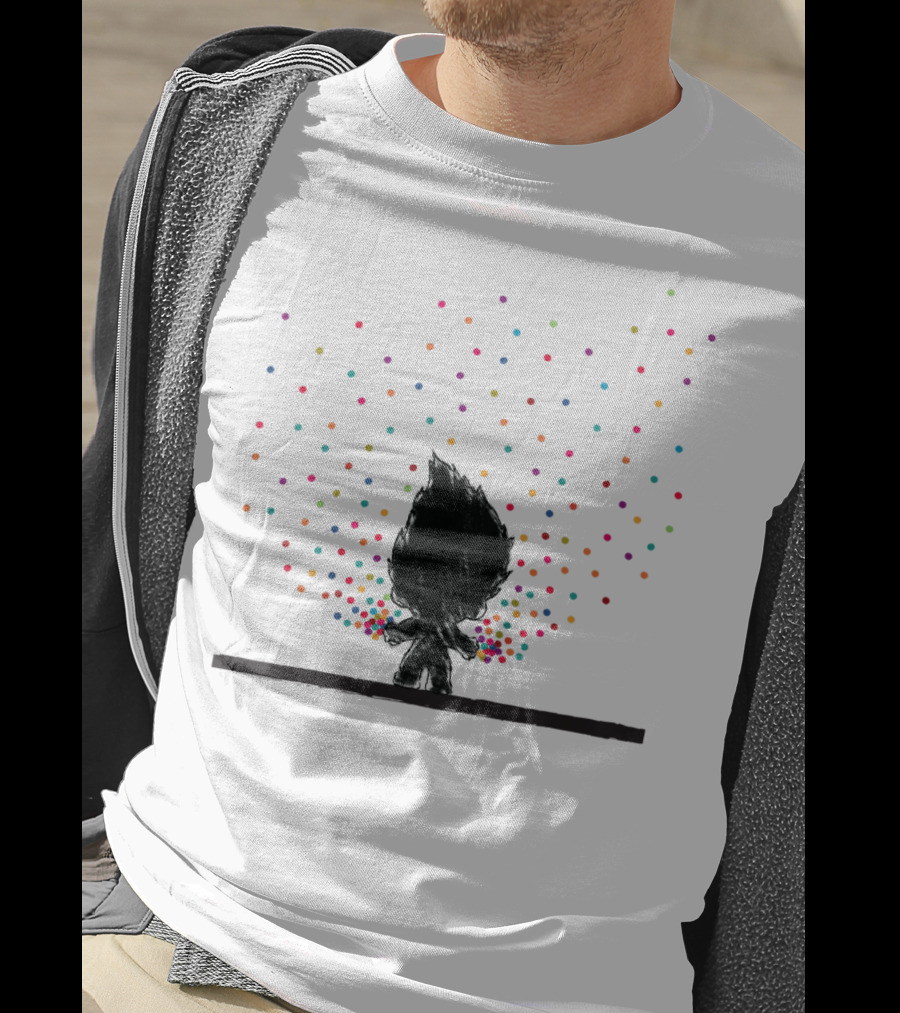 Kids Classic Trolls Colorful Polka Dot T-Shirt