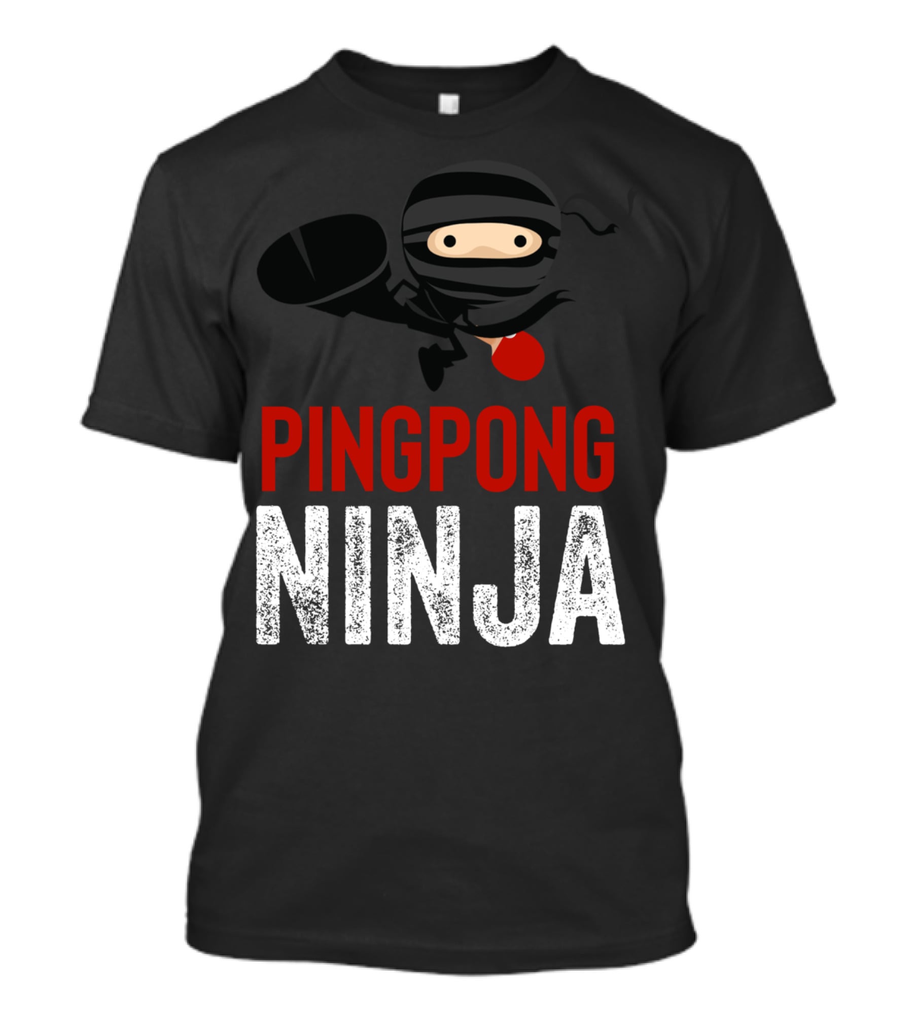 Ping Pong Ninja Table Tennis Stealth Master Player T-Shirt