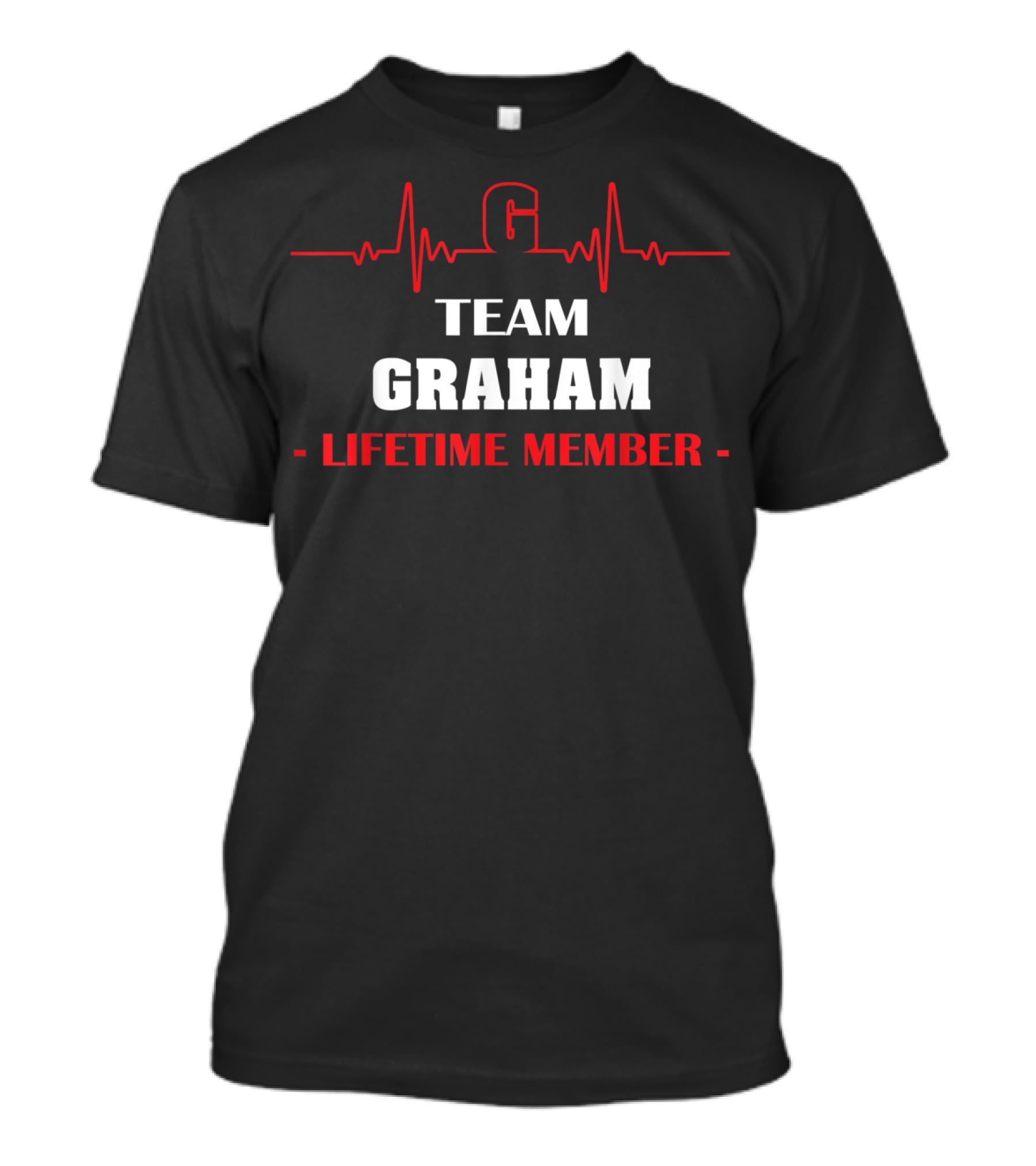 Team Graham Lifetime Member Heartbeat Bloodline Connection T-Shirt