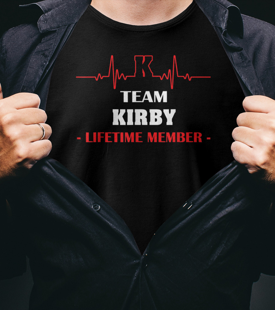 Team Kirby Lifetime Member Bloodline Recognition T-Shirt