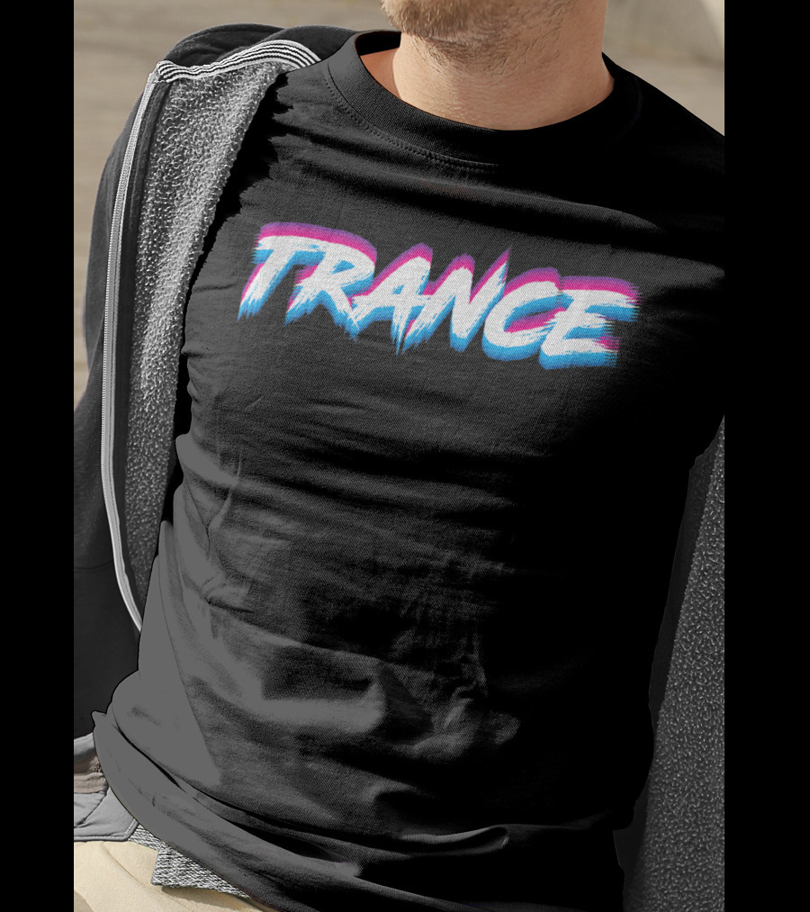 Trance Music Vibrant Rave Experience T-Shirt