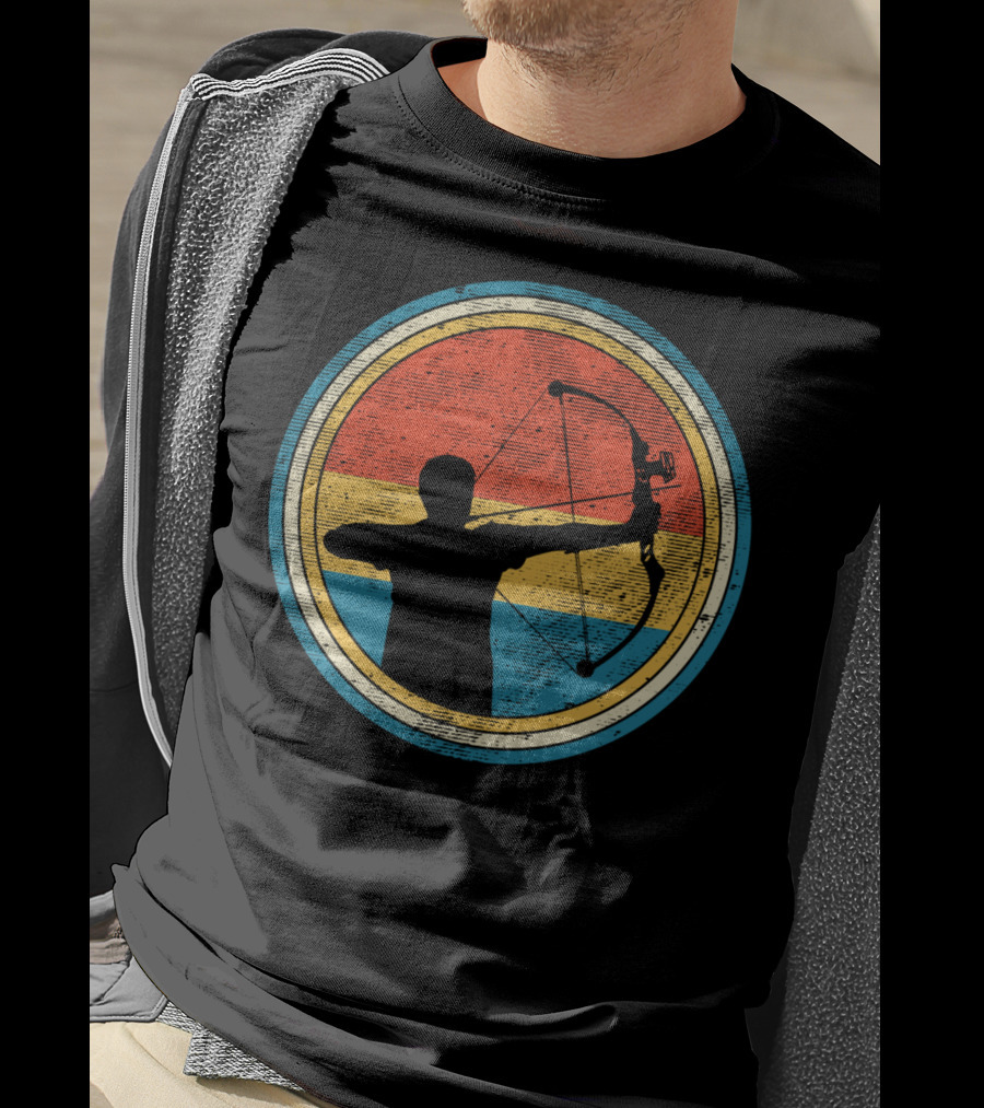 Vintage Distressed Archery Bow T-Shirt