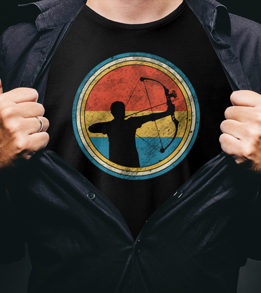 Vintage Distressed Archery Bow T-Shirt