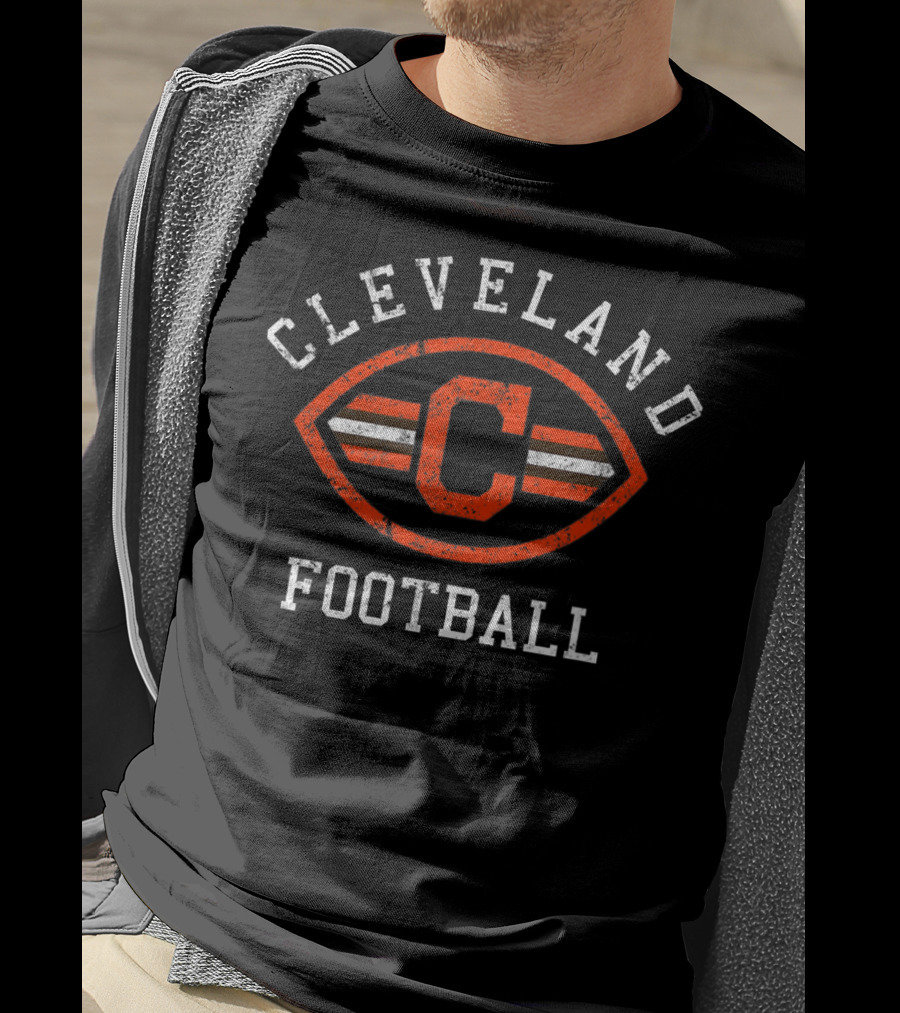 Cleveland Ohio Football Vintage C T-Shirt