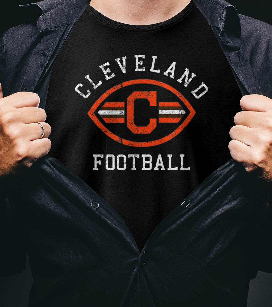 Cleveland Ohio Football Vintage C T-Shirt