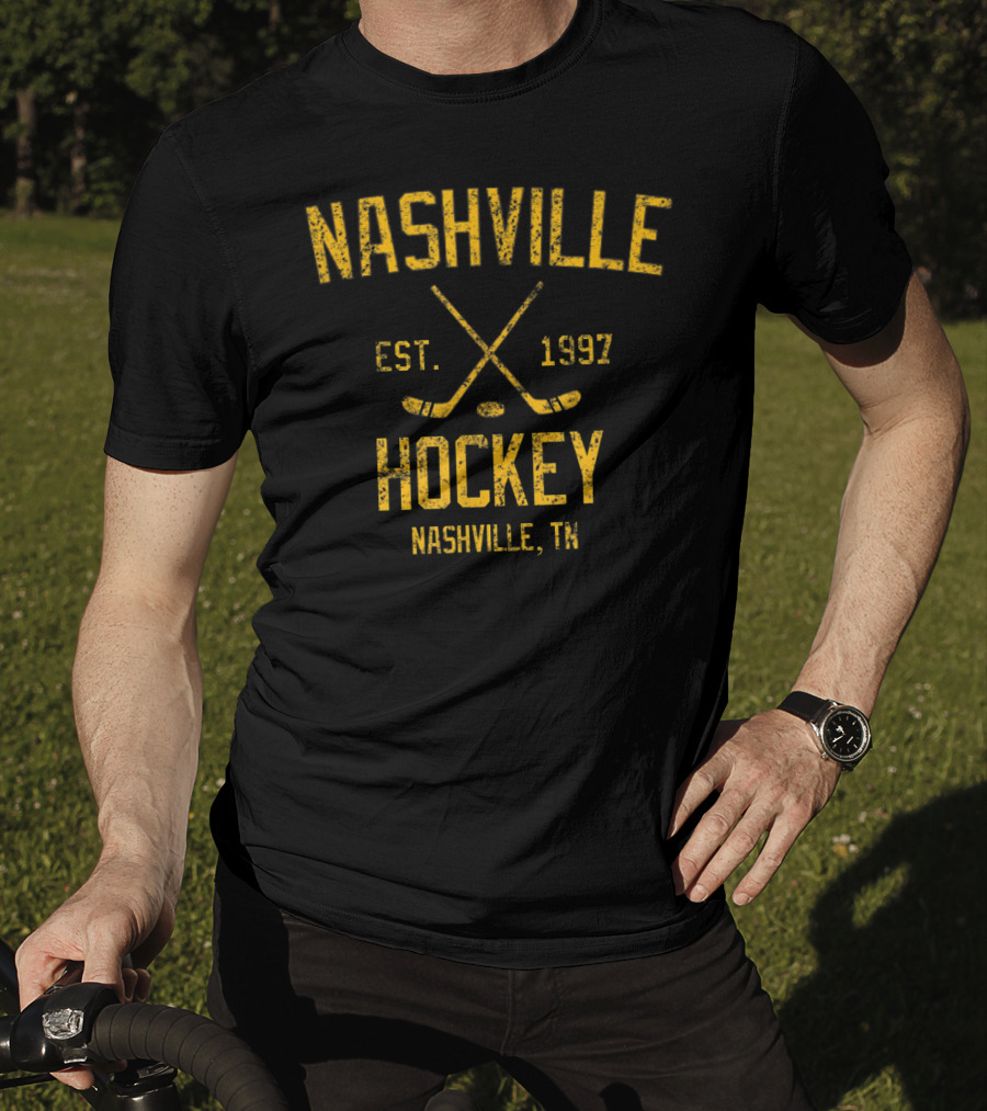 Nashville Hockey Est. 1997 Nashville TN Vintage T-Shirt