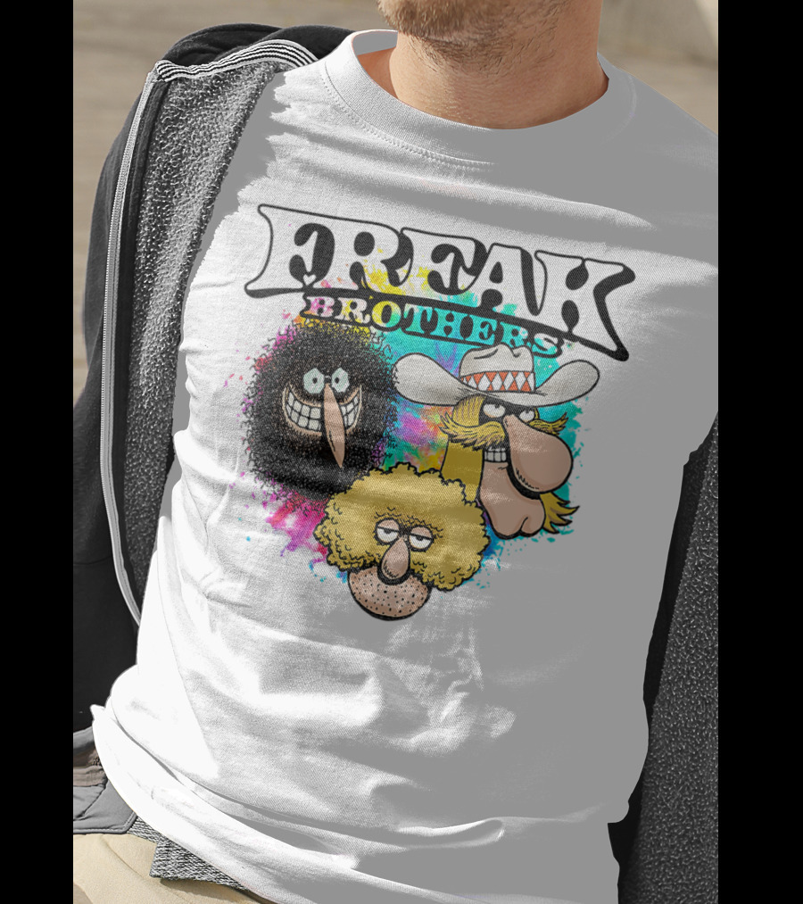 Freak Brothers Colorful Trio Faces T-Shirt