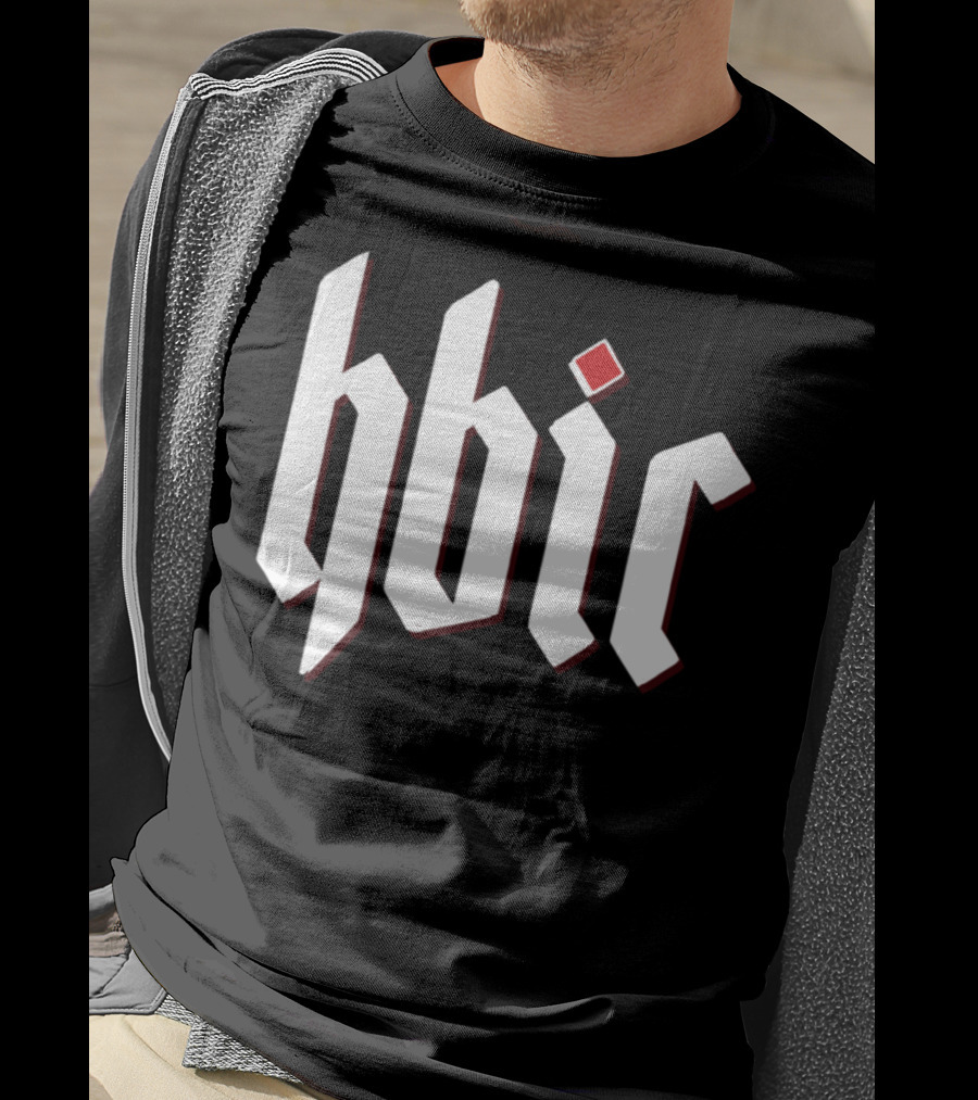 Hbic Gothic Style Text With Red Diamond Accent T-Shirt