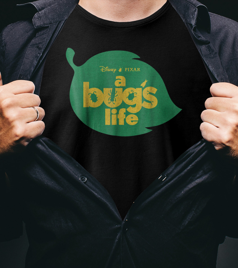 Disney Pixar A Bug's Life Green Leaf T-Shirt