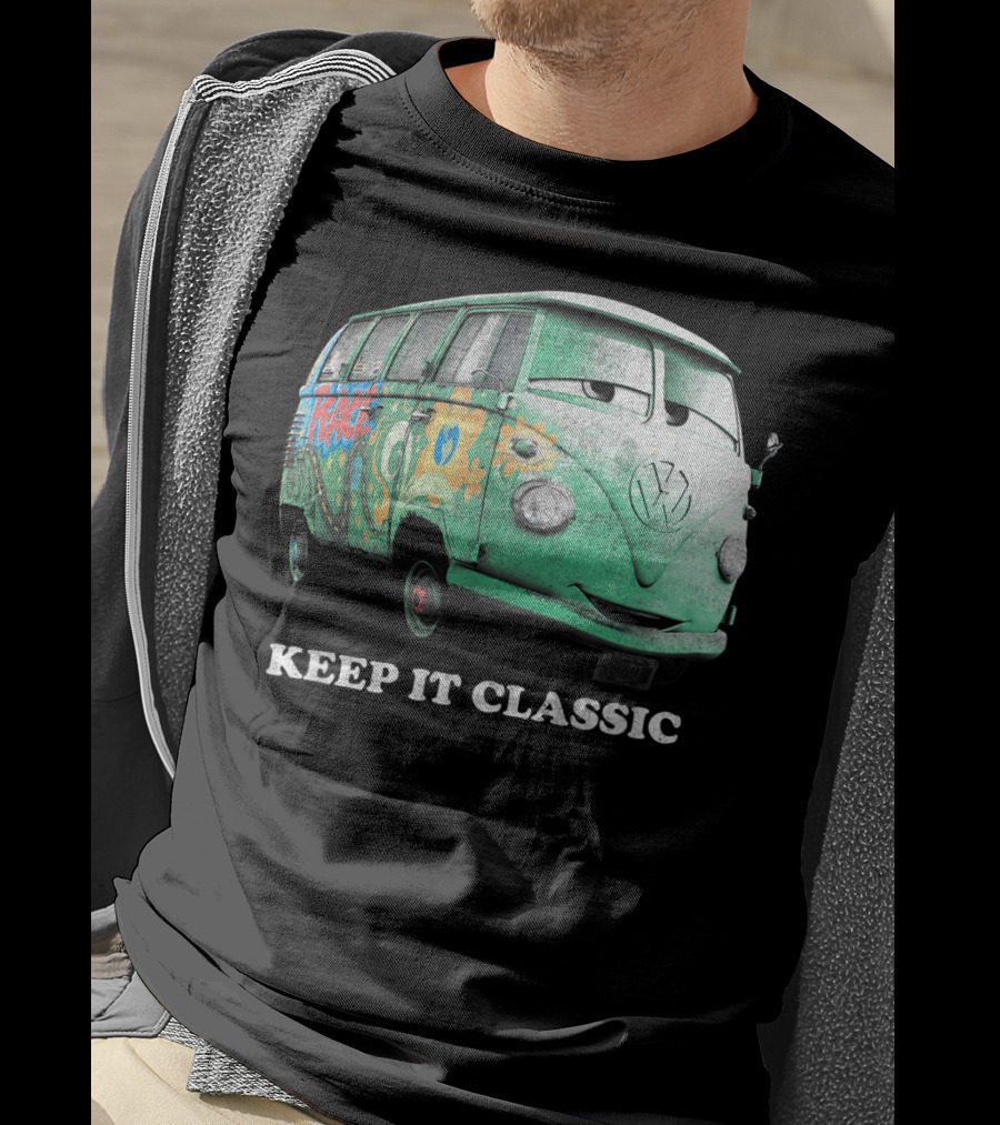 Disney Pixar Cars Fillmore Keep It Classic Volkswagen Van T-Shirt