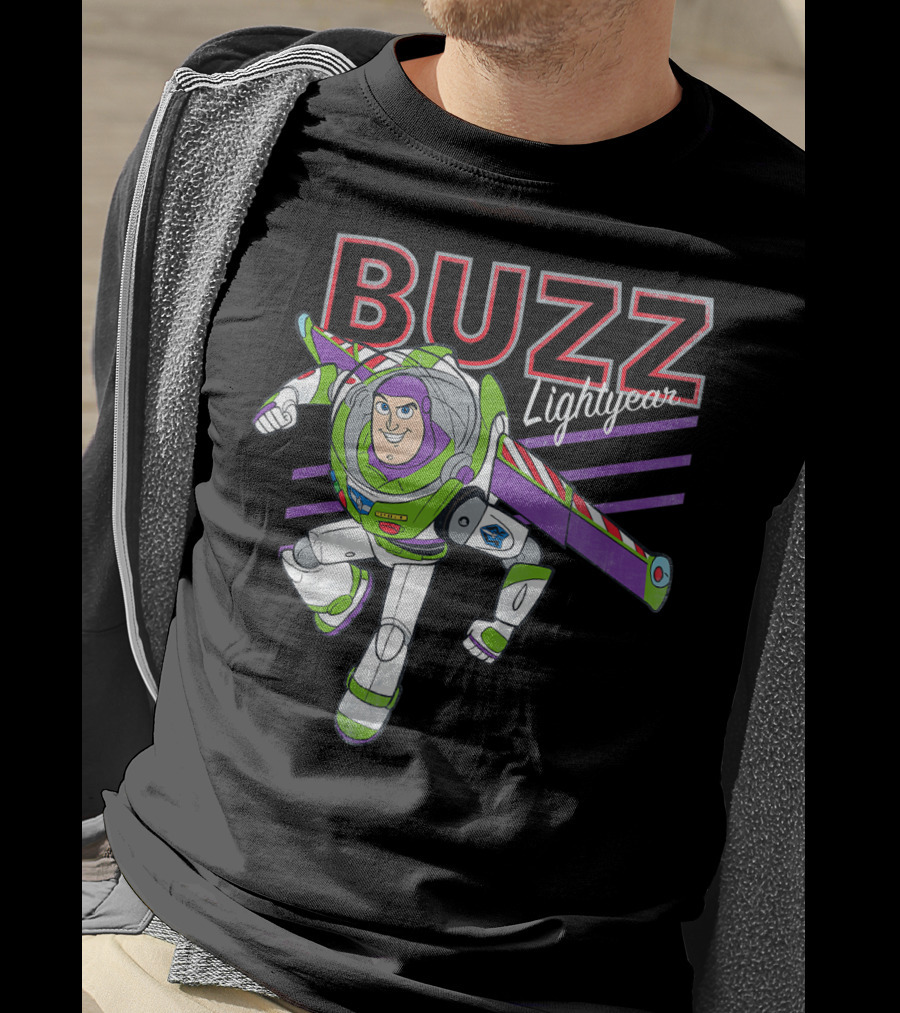 Buzz Lightyear Disney Pixar Toy Story 4 Classic Retro Look T-Shirt