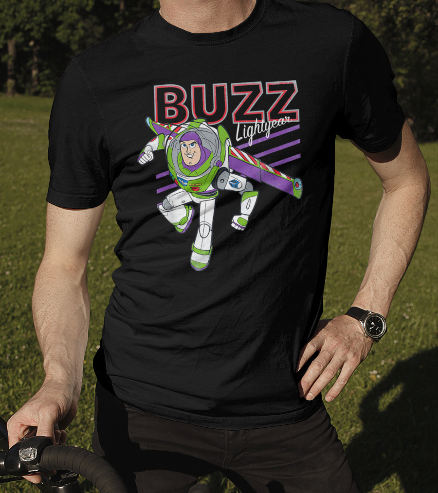 Buzz Lightyear Disney Pixar Toy Story 4 Classic Retro Look T-Shirt