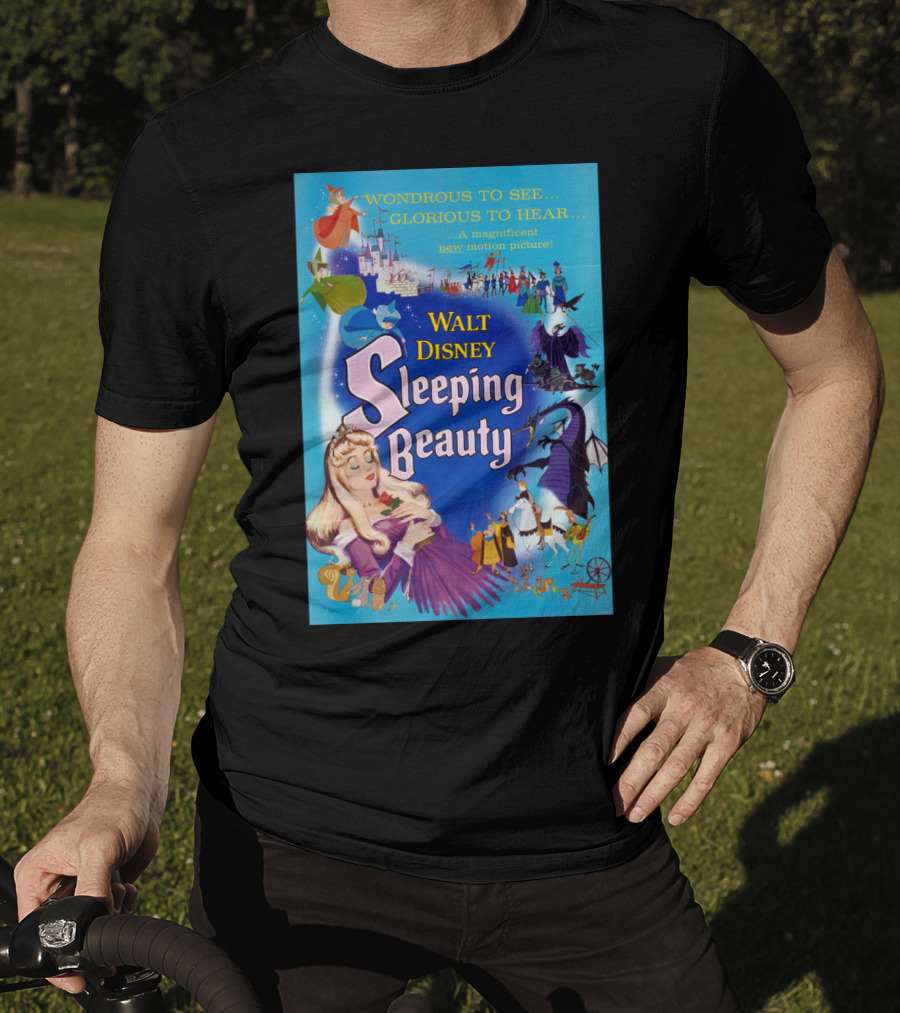 Walt Disney Sleeping Beauty Wondrous To See Glorious To Hear Motion Picture T-Shirt