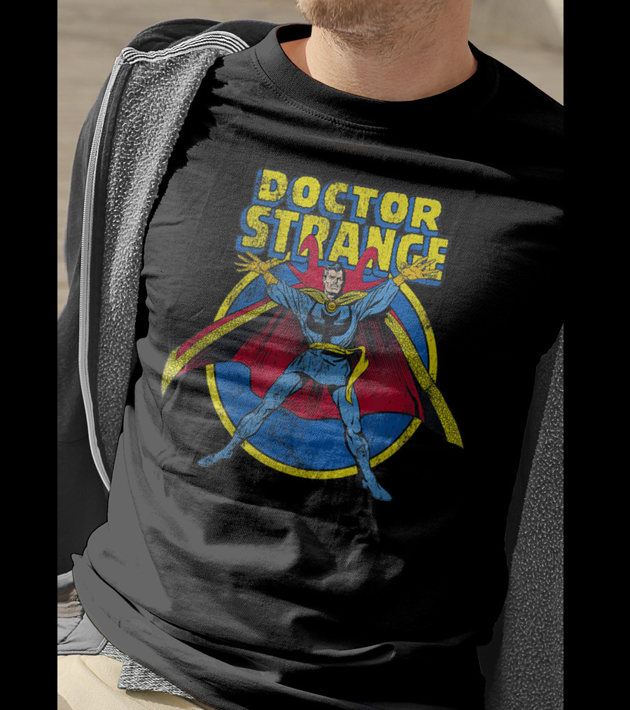 Doctor Strange Vintage Comic Style Marvel Superhero T-Shirt